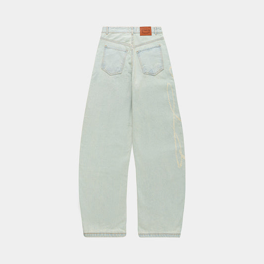 Laser Washed Jeans