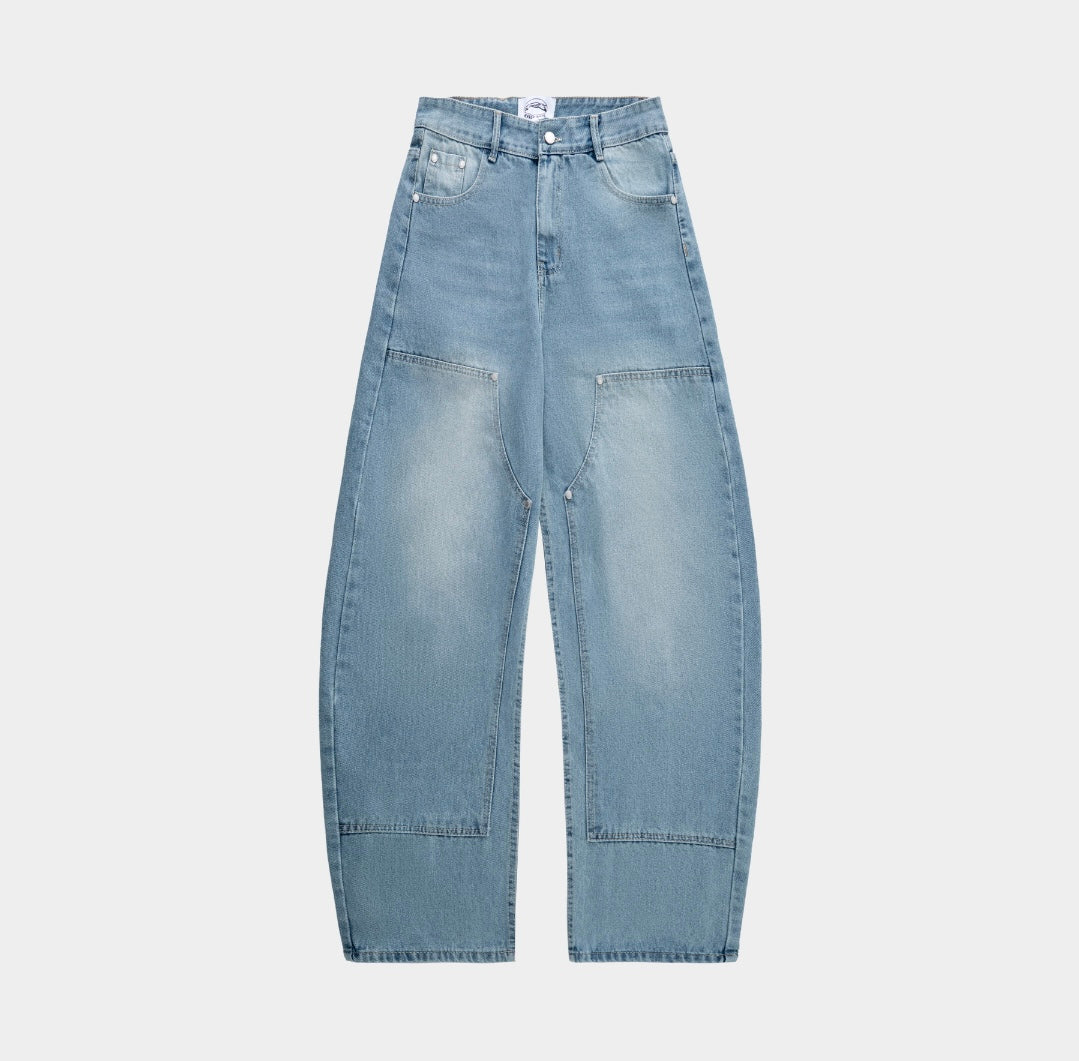 HB DOUBLE KNEE JEAN | BLUE