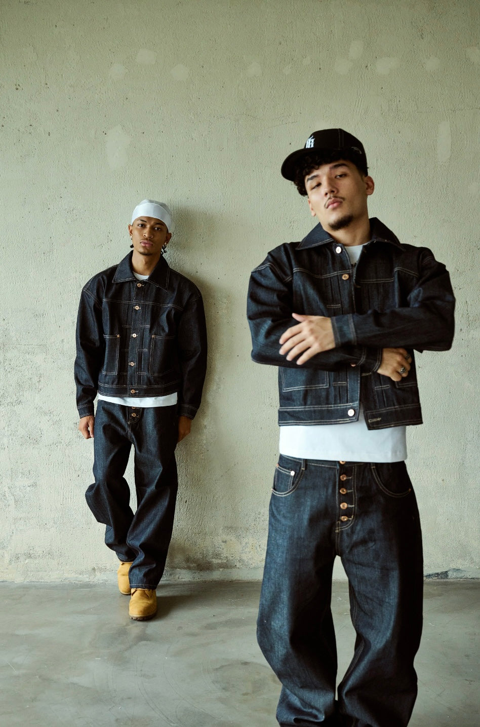 HB RAW-DENIM PANTS