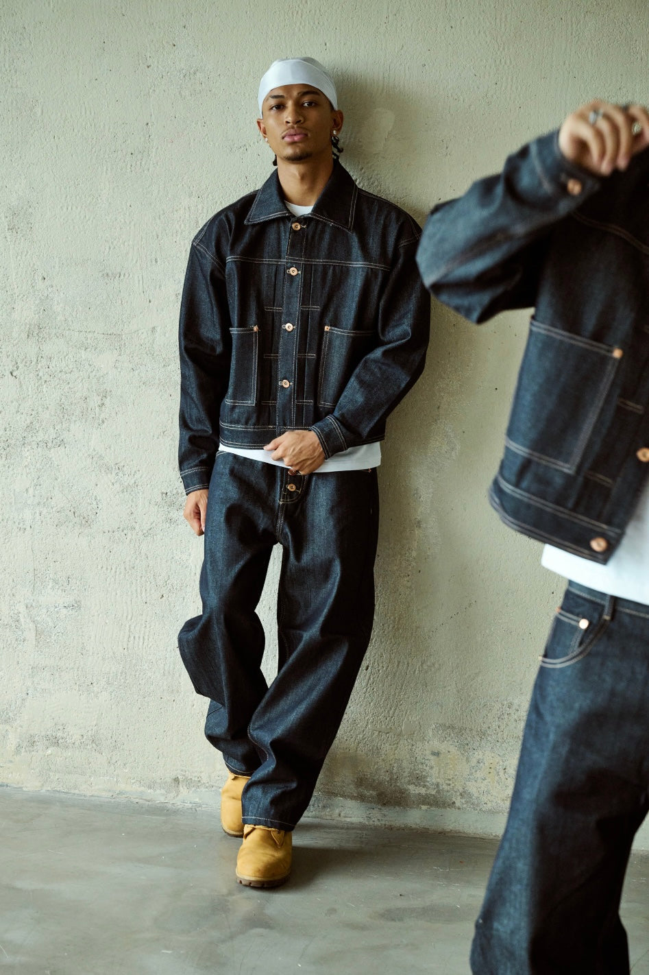 HB RAW-DENIM PANTS