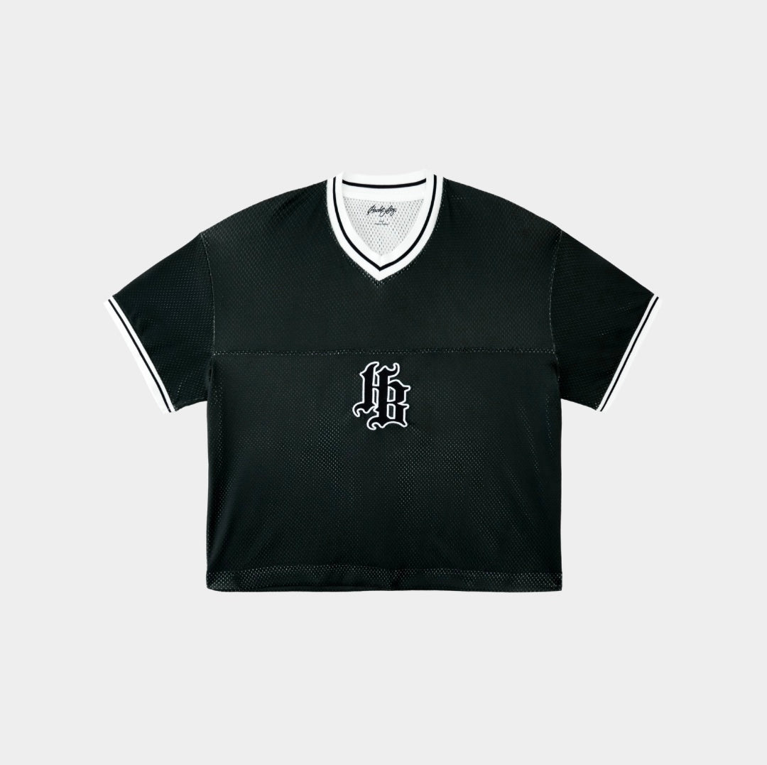 HB LOGO JERSEY SHIRT | BLACK