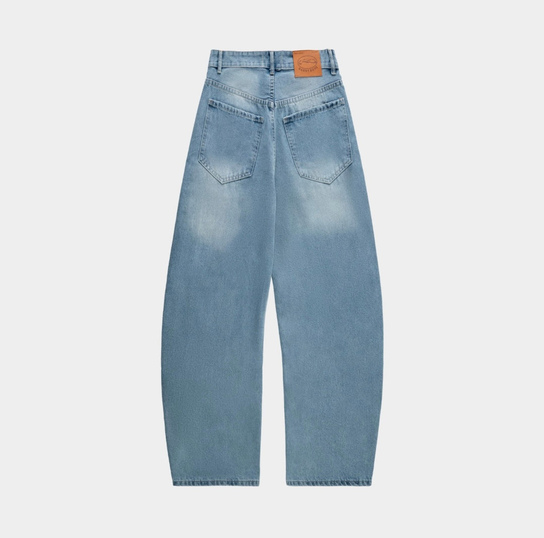 HB DOUBLE KNEE JEAN | BLUE
