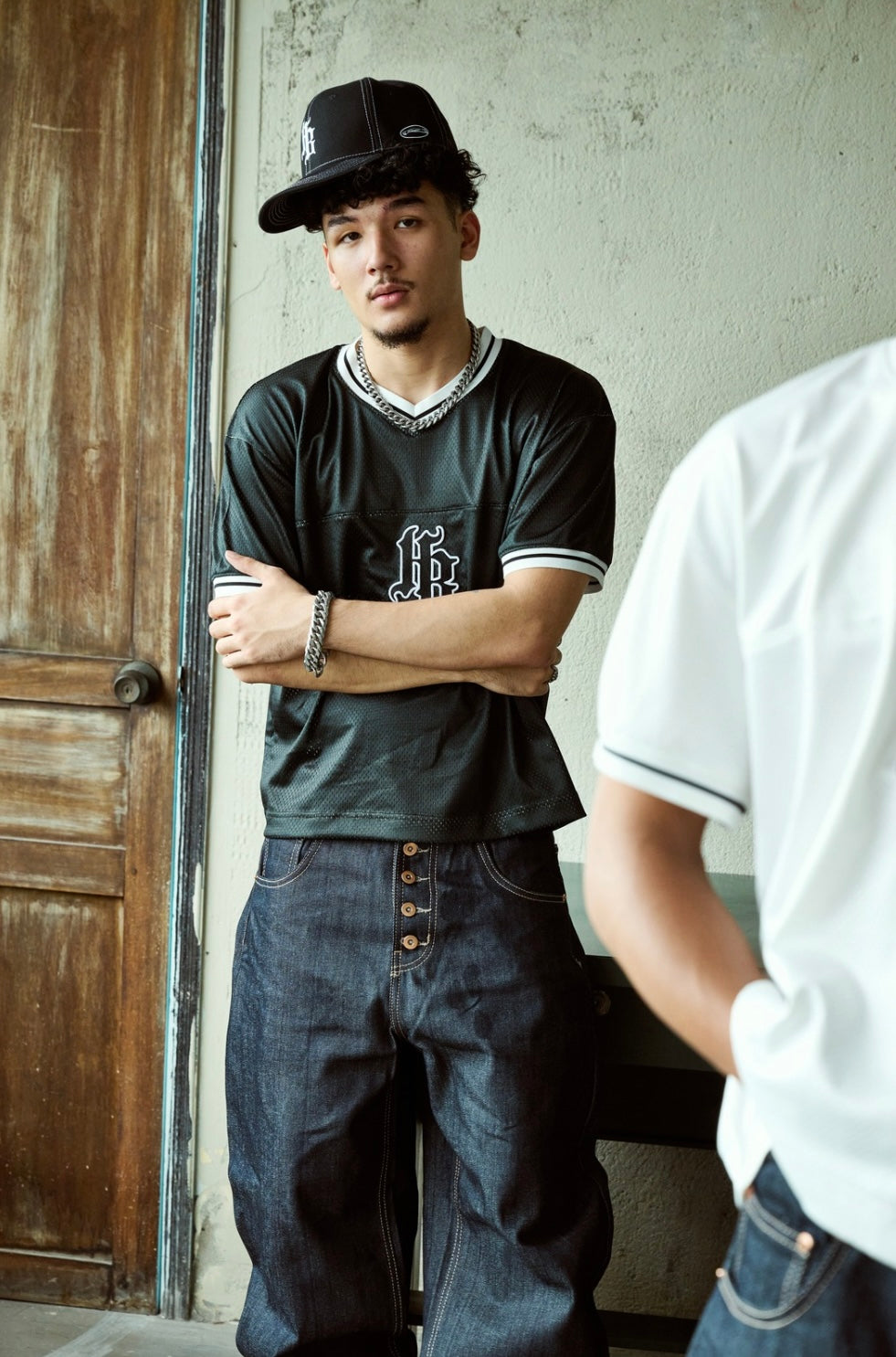 HB LOGO JERSEY SHIRT | WHITE