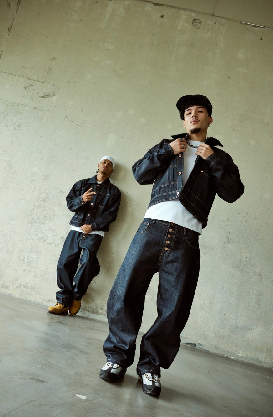HB RAW-DENIM PANTS