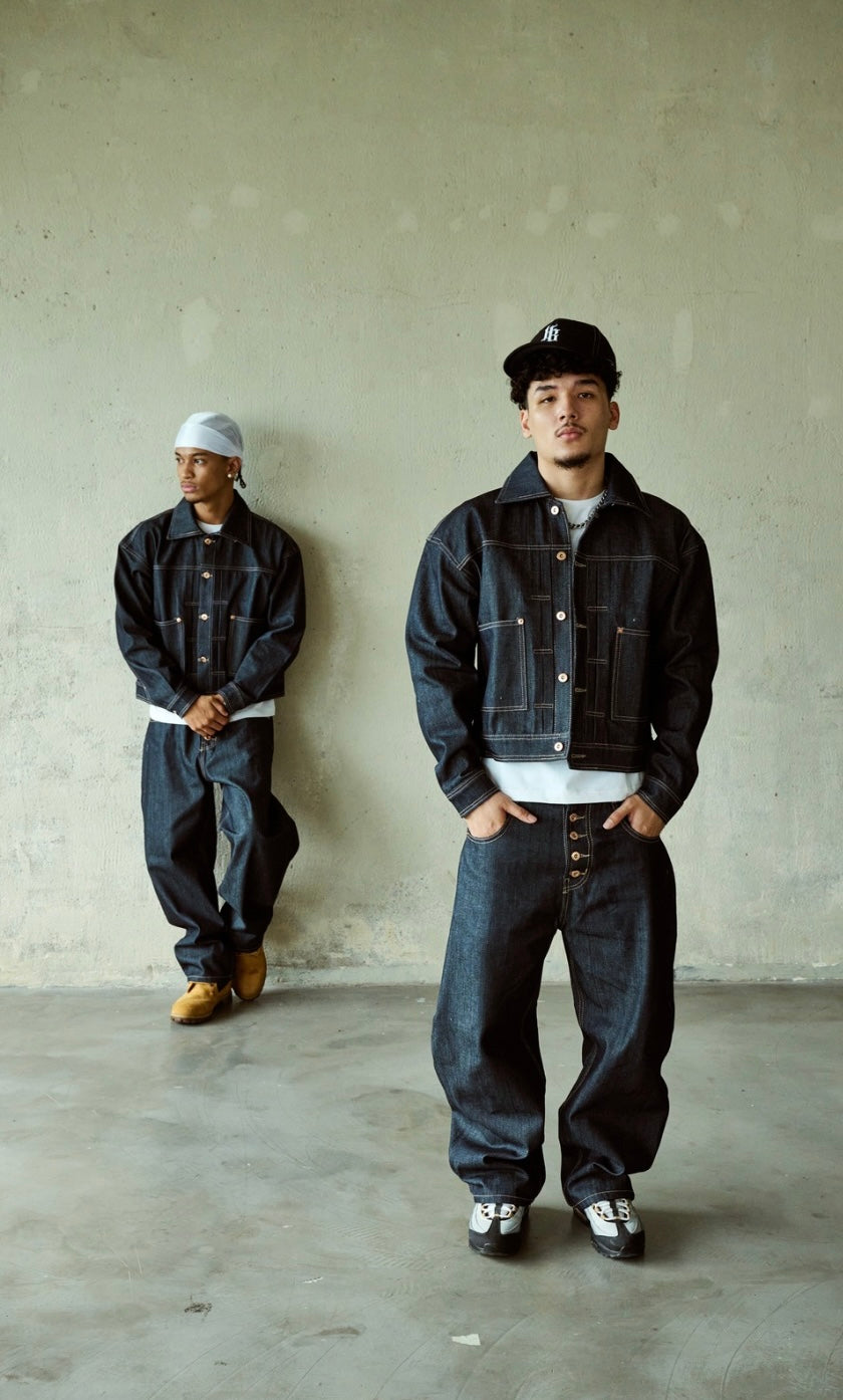 HB RAW-DENIM PANTS