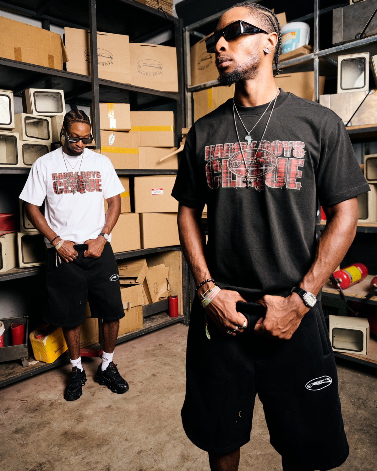 Hardyboys Plaid Clique Tee