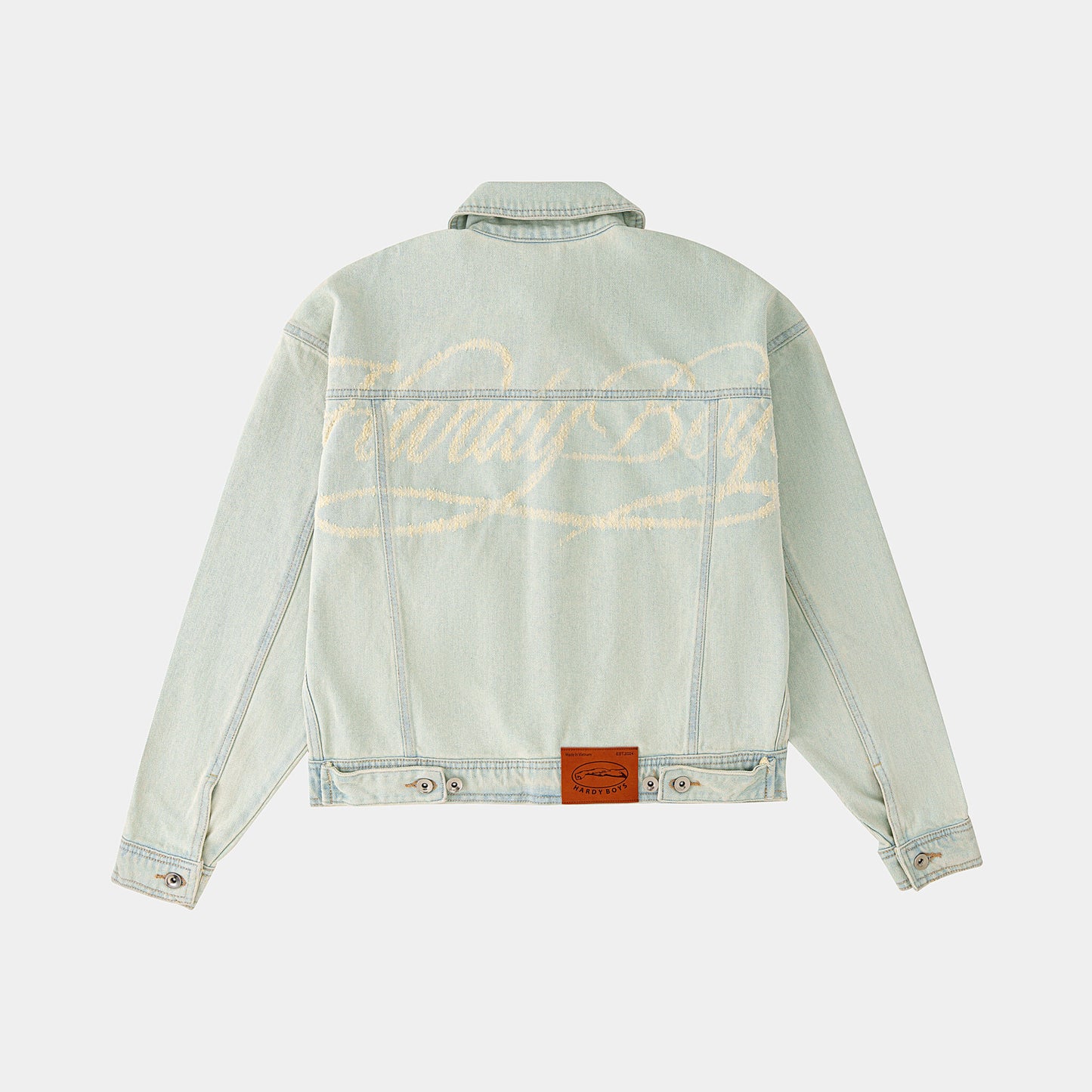 Laser Washed Denim Jacket