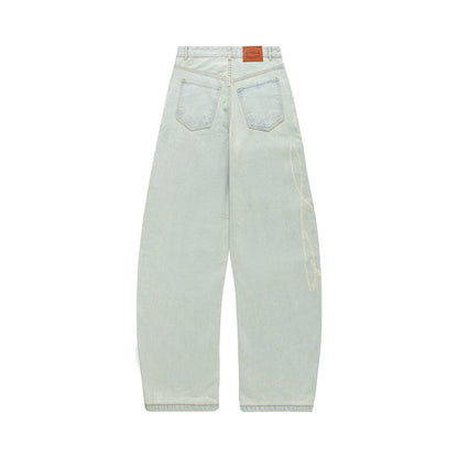 Laser Washed Jeans