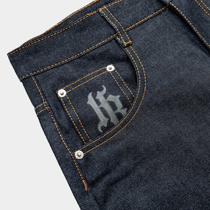 Raw Denim Jean – Gold Trim