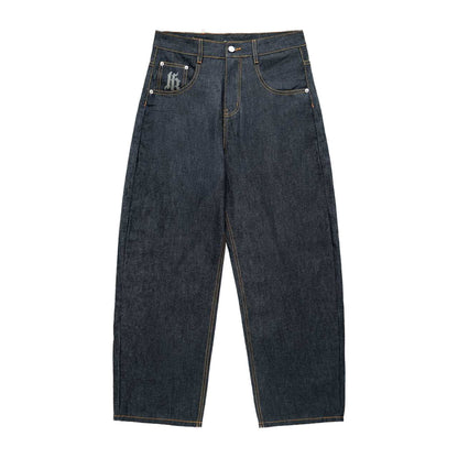 Raw Denim Jean – Gold Trim
