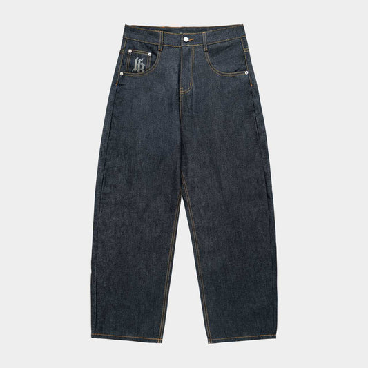Raw Denim Jean – Gold Trim
