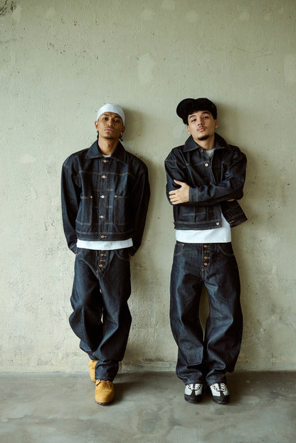HB RAW-DENIM PANTS Indigo