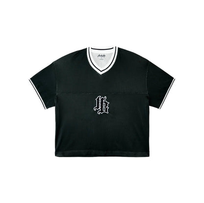 HB LOGO JERSEY SHIRT | BLACK