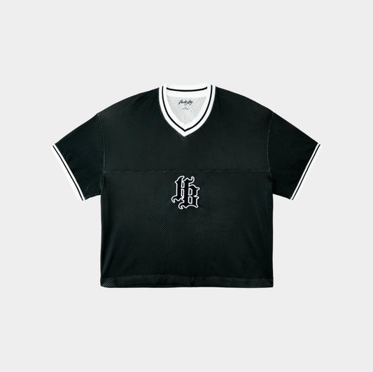 HB LOGO JERSEY SHIRT | BLACK
