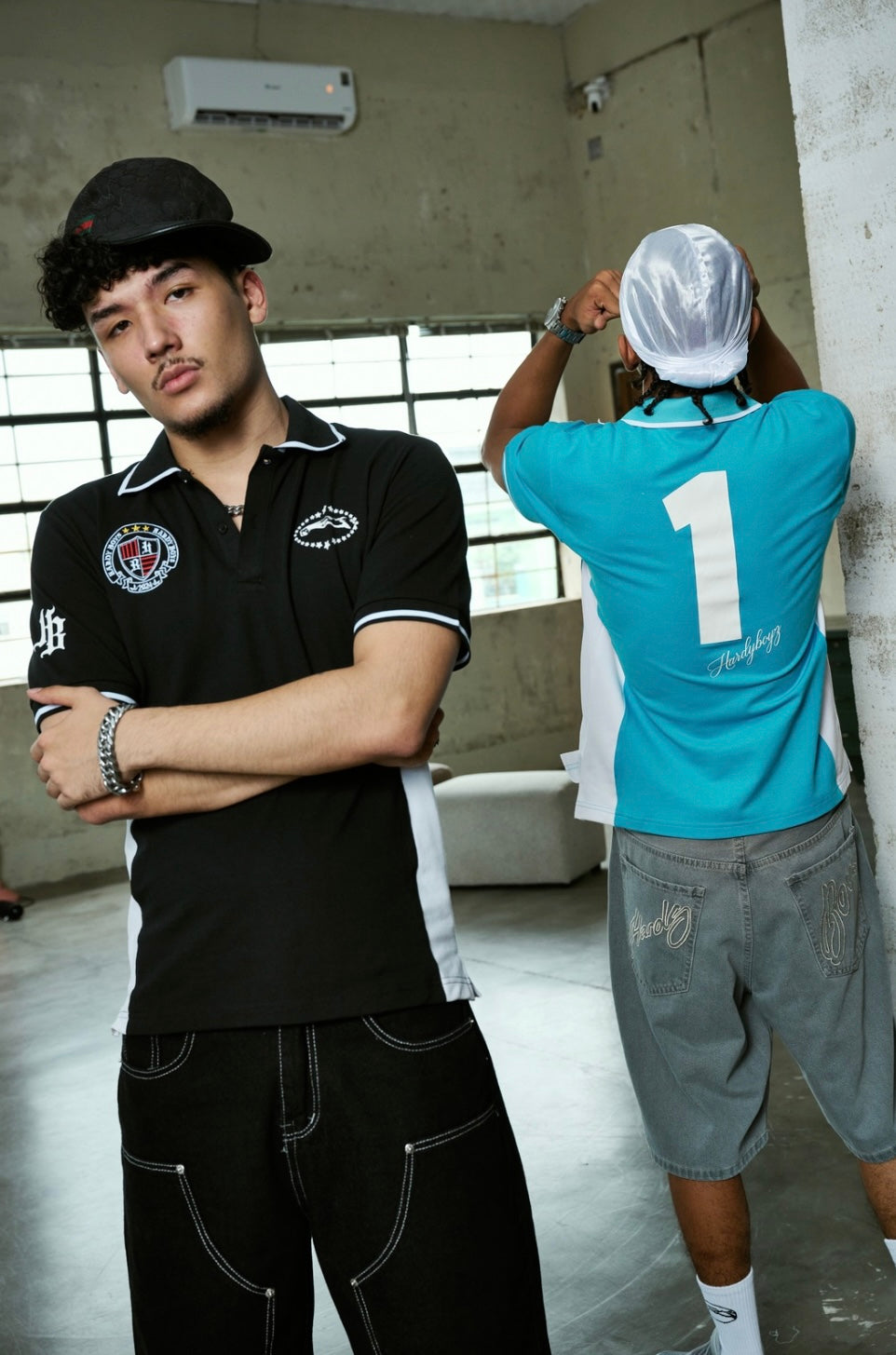 HB LOGO POLO T-SHIRT | BLUE