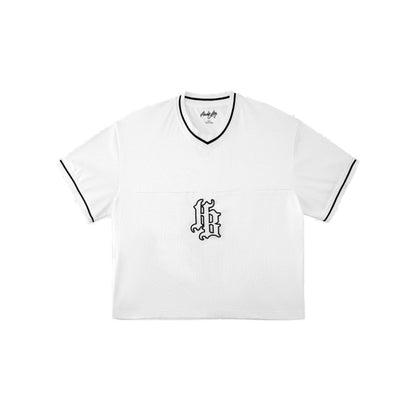 HB LOGO JERSEY SHIRT | WHITE