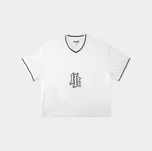 HB LOGO JERSEY SHIRT | WHITE