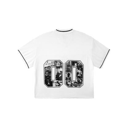 HB LOGO JERSEY SHIRT | WHITE