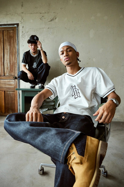 HB LOGO JERSEY SHIRT | BLACK