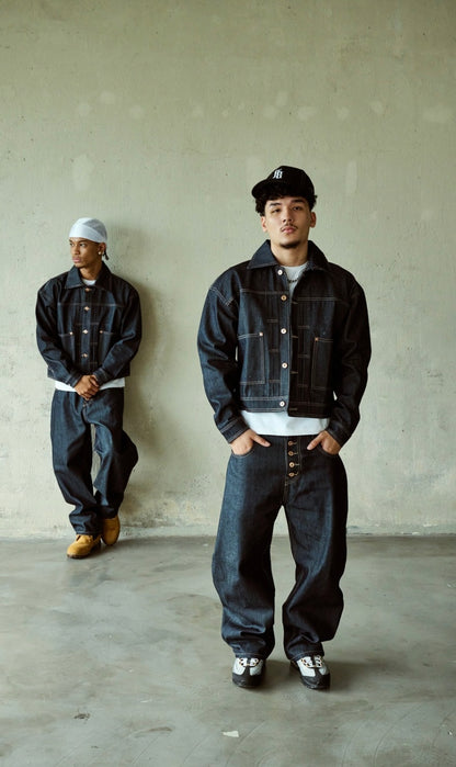 HB RAW-DENIM PANTS Indigo