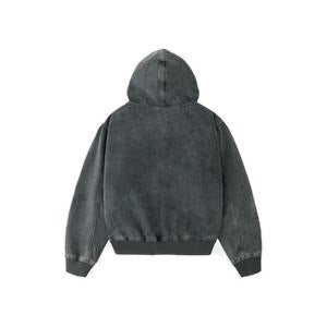 Denim Zip Hoodie