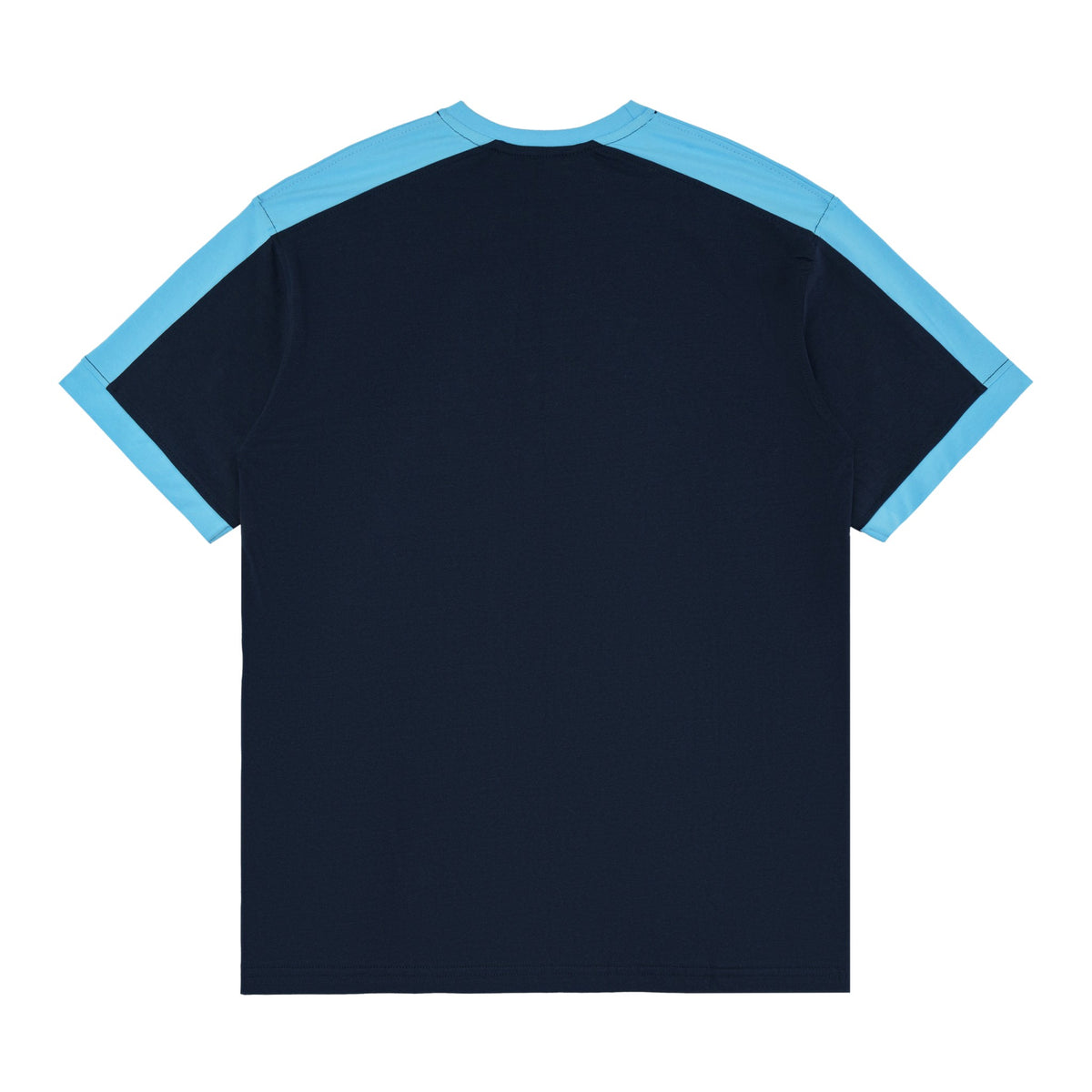 HDB Ringer Slim Fit Tee Blue back