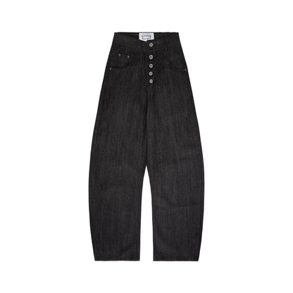 Raw Denim Jeans V2 Black Indigo
