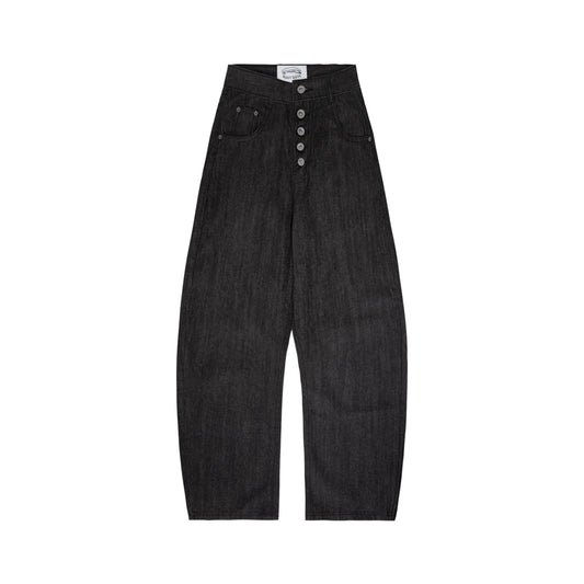Raw Denim Jeans V2 Black Indigo